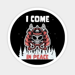 Alien Galaxy Science Space Lover I Come In Peace Magnet